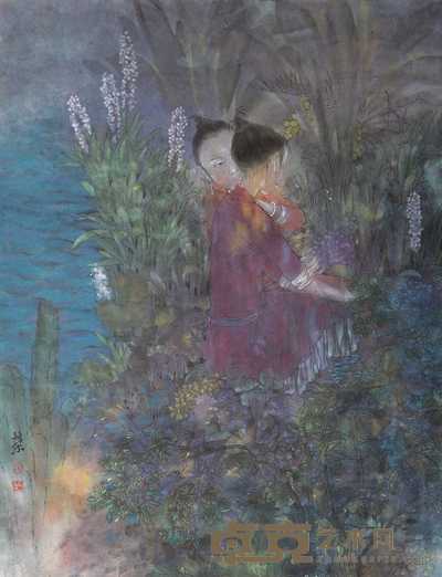 阮礼荣 2004年作 人物 镜心 67×52cm